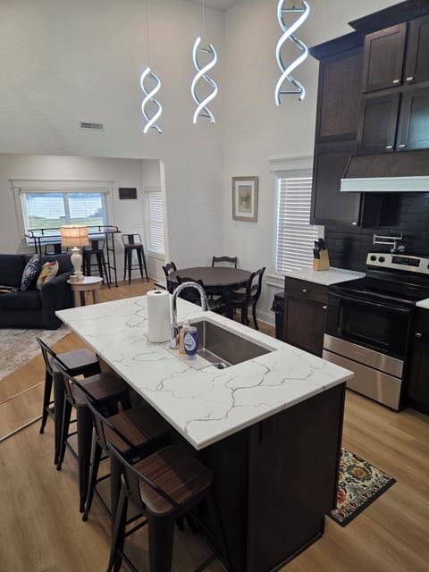 Kitchen with all the tools and essentials to make homecooked meals