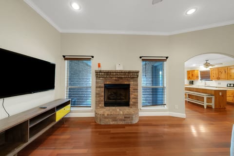 Warmth, charm, and cozy moments by the fire #IndoorFireplace 