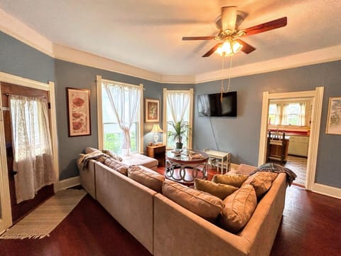 Living Room, 55" TV and pull out sofa