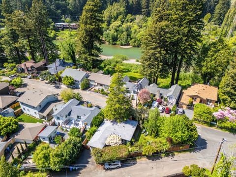 The river is a short walk from you home away from home