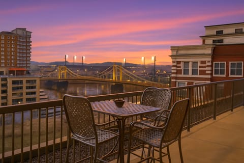 Shared rooftop balcony minutes from PNC Park