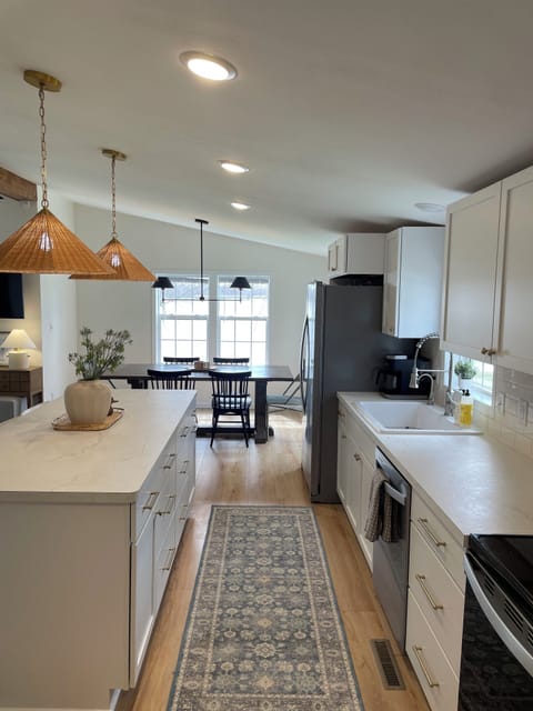 Kitchen is fully equipped with everything you may need