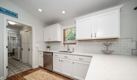 Spacious kitchen with lots of room for entertaining and cooking