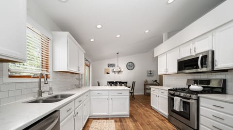 Large galley fully equipped kitchen