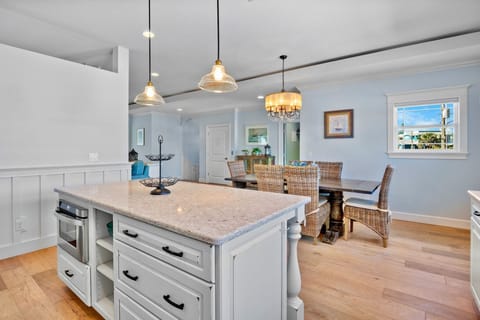 Bright kitchen with cooking essentials