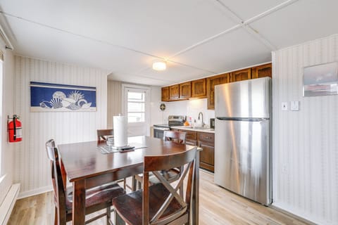 Dining Area | Kitchen | Kettle | Toaster | Window A/C Unit | 1st Floor