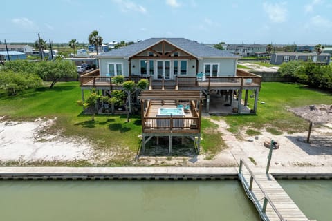 Aerial View of the Back of the House