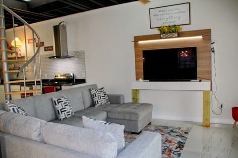 Waterfront/lower level living space with full kitchen