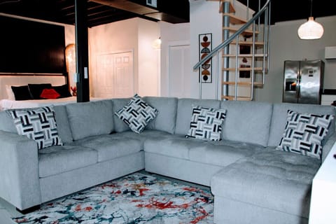 Waterfront/lower level living space with full kitchen