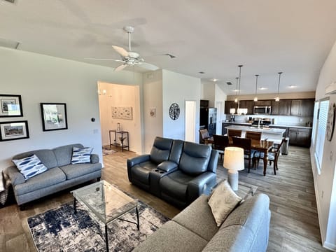 Open Concept - Kitchen, Dining and Living Room