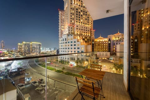 Balcony Retreat: Enjoy stunning city views while sipping coffee under the stars!