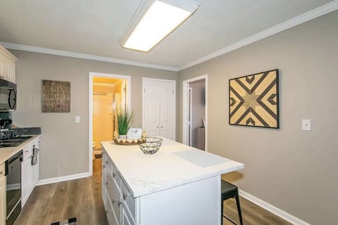 Kitchen and dining area