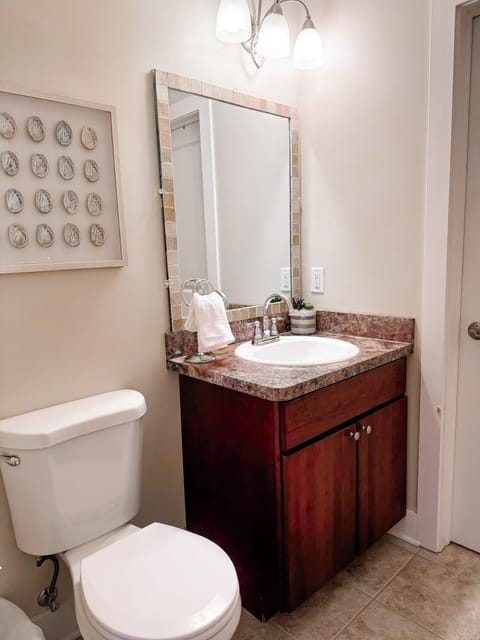 1/2 Bathroom off of the Kitchen