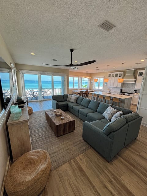 Living room with views