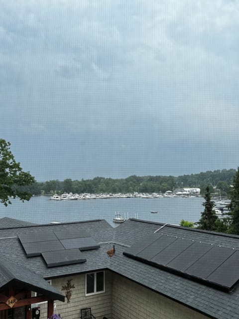 View from the screened in porch