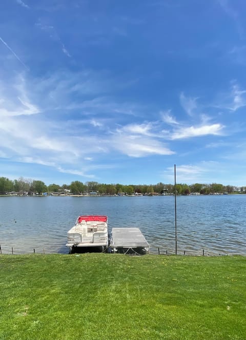 You are welcome to bring your own watercraft and park by the dock.