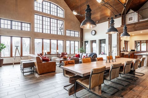 Gather around a hand-built table for dinners, workshops, or celebrations. Elmwood is built for connection and comfort.