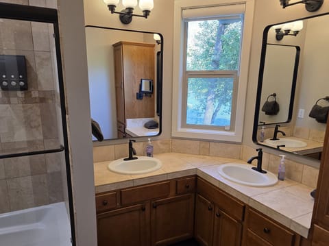 Master bathroom; jetted tub; walk-in closet; instant hot water for shower/sinks