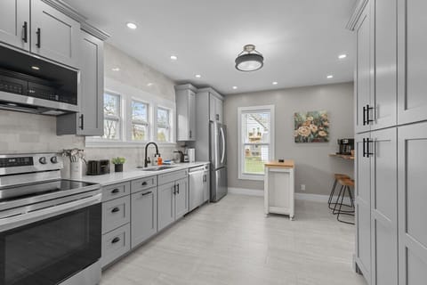 Complete kitchen setup for all your culinary needs.