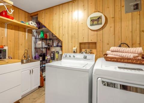 Laundry units for guest use