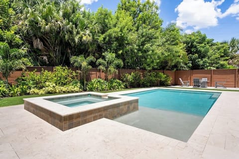 Heated pool and hot tub 