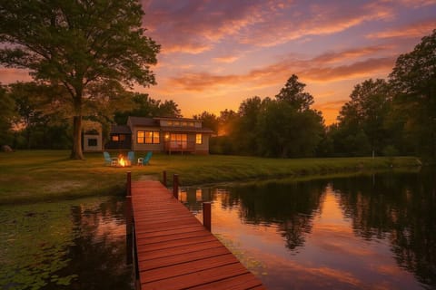 Garden| Dock | Campfire | Pond