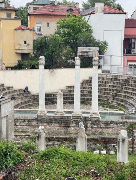 view from the window, the Roman View from the window , Roman Odeon