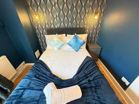 This photo represents bedroom 2 of the flat