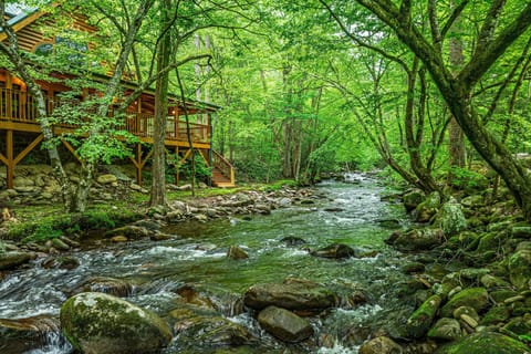 Architecture, Building, Nature, Outdoors, Stream