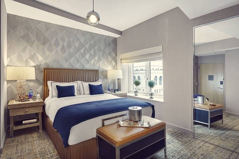 Bedroom. Interior and views may vary based on location and availability.