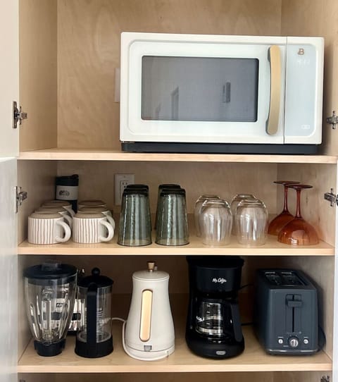 Fully stocked kitchen