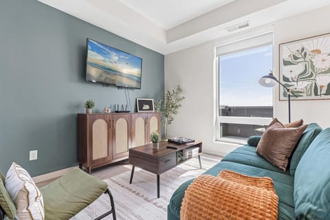 Once you enter the living room you'll find a space that feels both luxurious and cozy, perfect for unwinding after a long day.