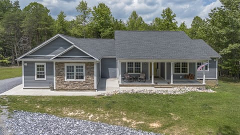 Front view of the home`s exterior.