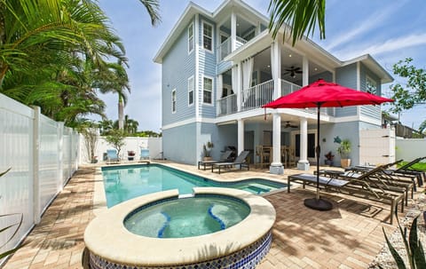 Pool view from back of property