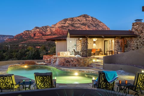 Sprawling estate, picture perfect views, outdoor lounging.