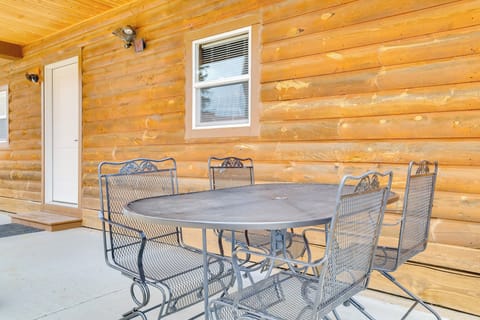 Private Patio | Single-Story Cabin | Keyless Entry