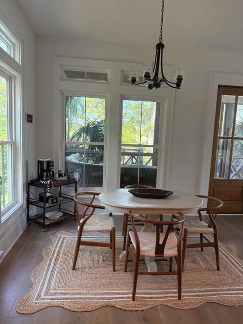 Dining area and Coffee cart