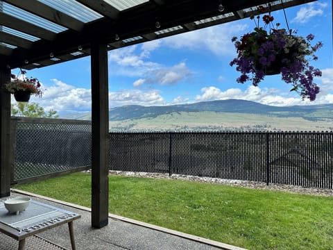 Feel the grass on your feet in your private, sectioned off yard space.