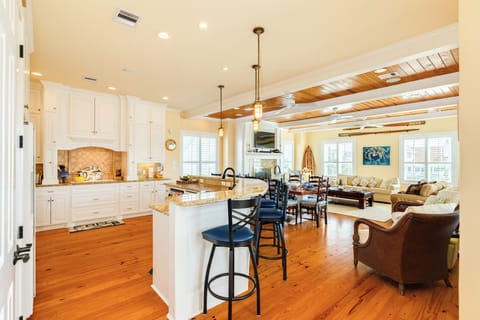 The family cook won't be far away from all the action!