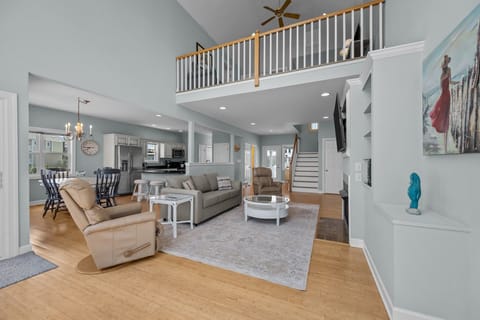 Open-concept living area