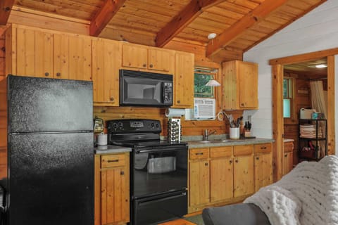 Fully stocked kitchen