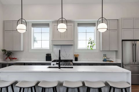 Unit 301 | Open Concept Kitchen | Fully Equipped | Bar Seating | Third Floor