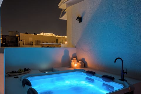 Apartment’s view from our jacuzzi