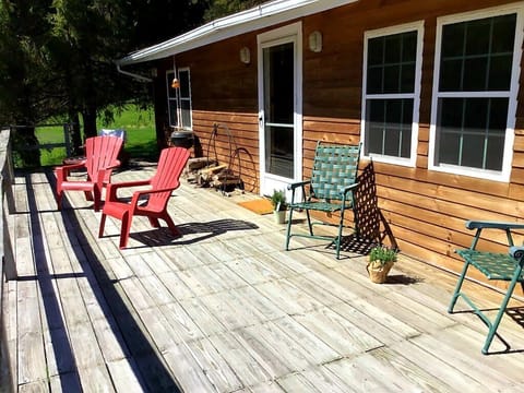 The deck in the summer - The deck was replaced since this picture was taken.