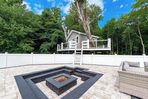 Firepit and Tree House