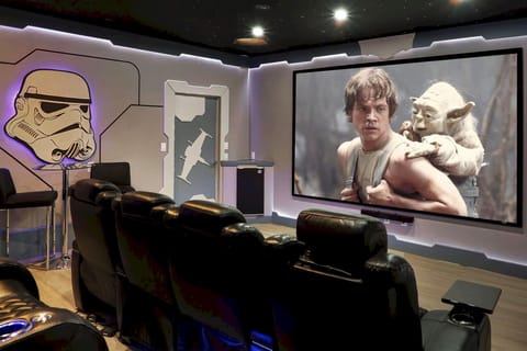 Welcome To Castle Getaways-Nottingham! Star Wars Theme Movie Theater
