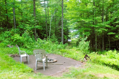 Upper firepit overlooking lake