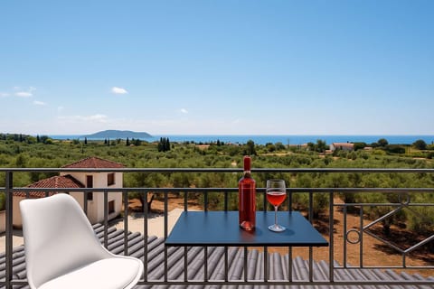 Apartment 1: View from the private balcony