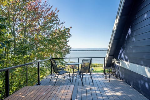 Private Deck with Lake View