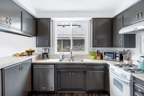 Fully-equipped kitchen.